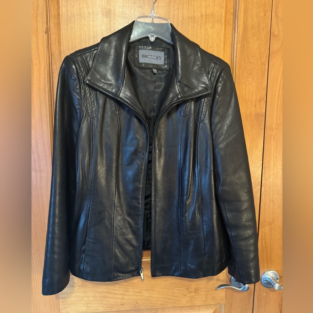 Women's Black Leather Jacket
